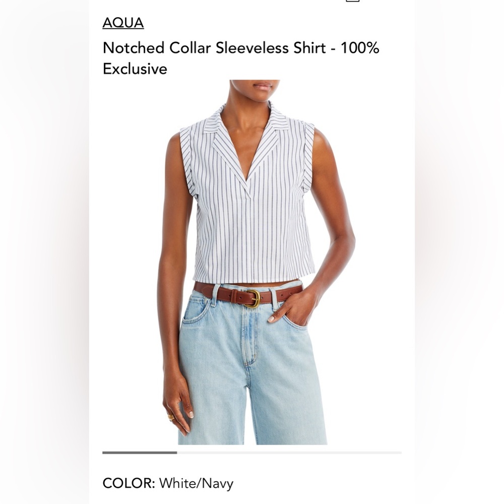 Brand New Aqua cropped blouse!